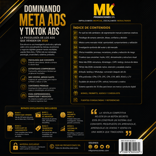 Dominando META ADS y TIKTOK ADS 2026
